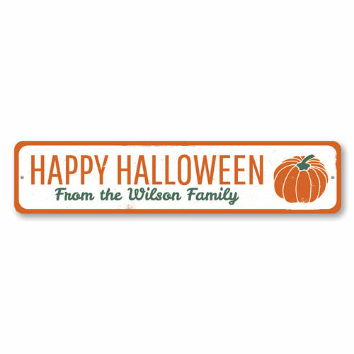 Pumpkin Halloween Sign
