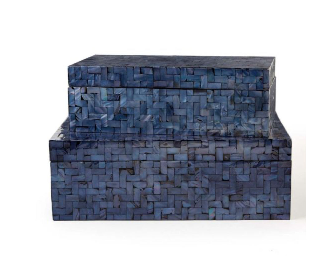 Midnight Blue Decor Box small