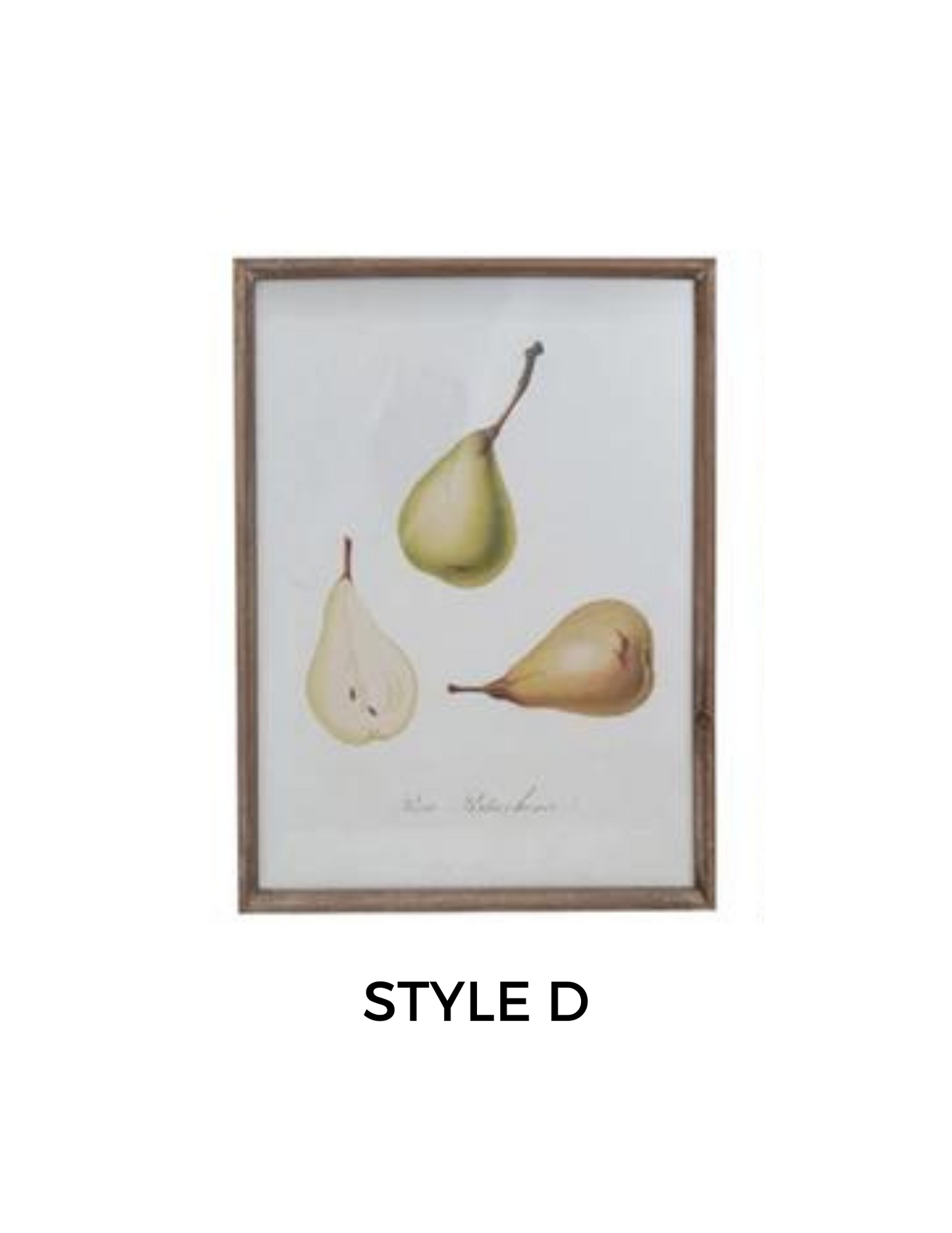 Vintage Fruit Wall Art