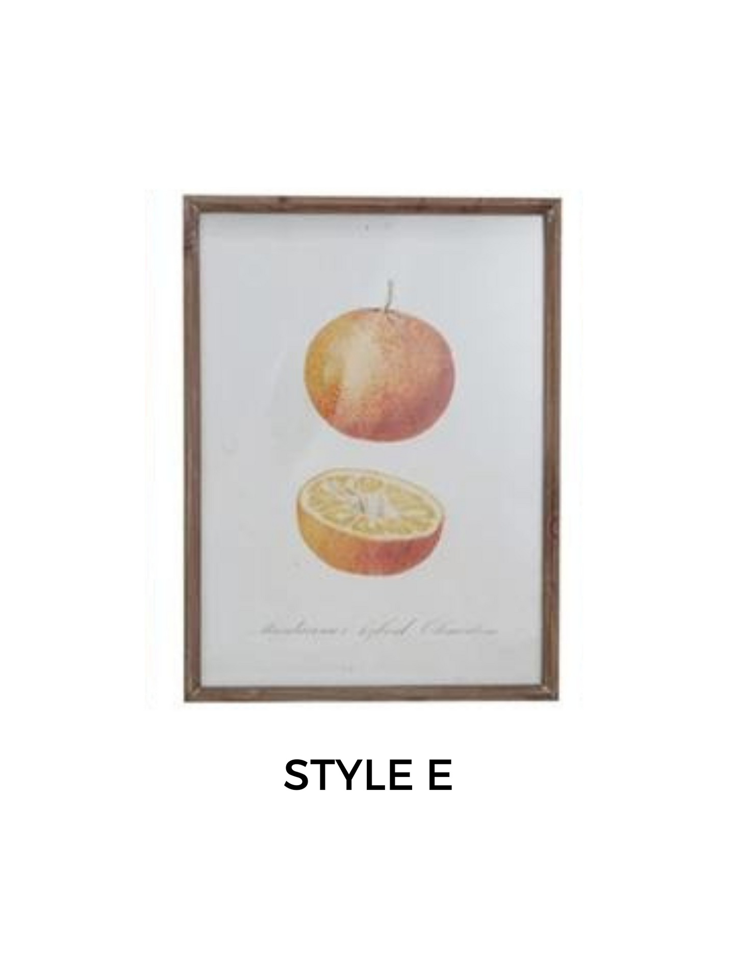 Vintage Fruit Wall Art