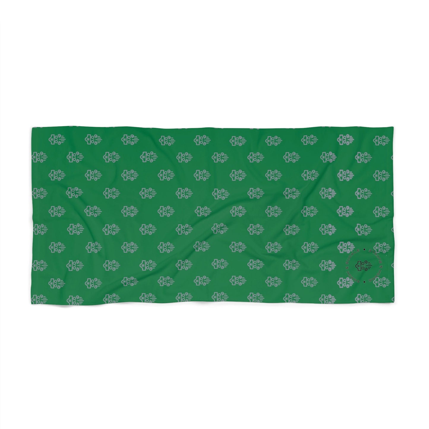 S&B Icon Beach Towel Green