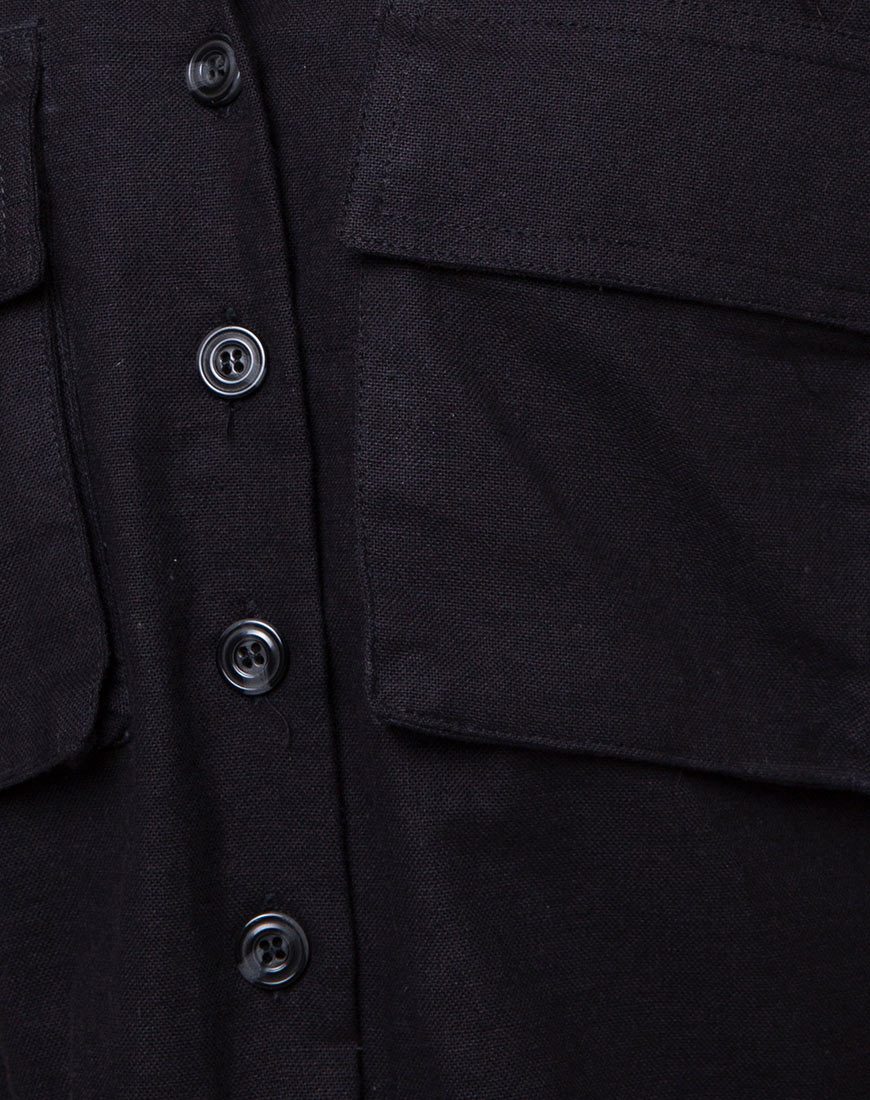 Alka Ultility Shirt in Black