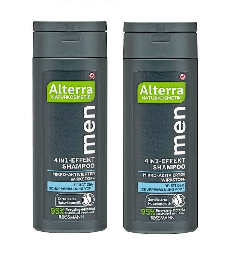 2xPack Alterra 4-in-1 Effect Shampoo for Men - 400 ml