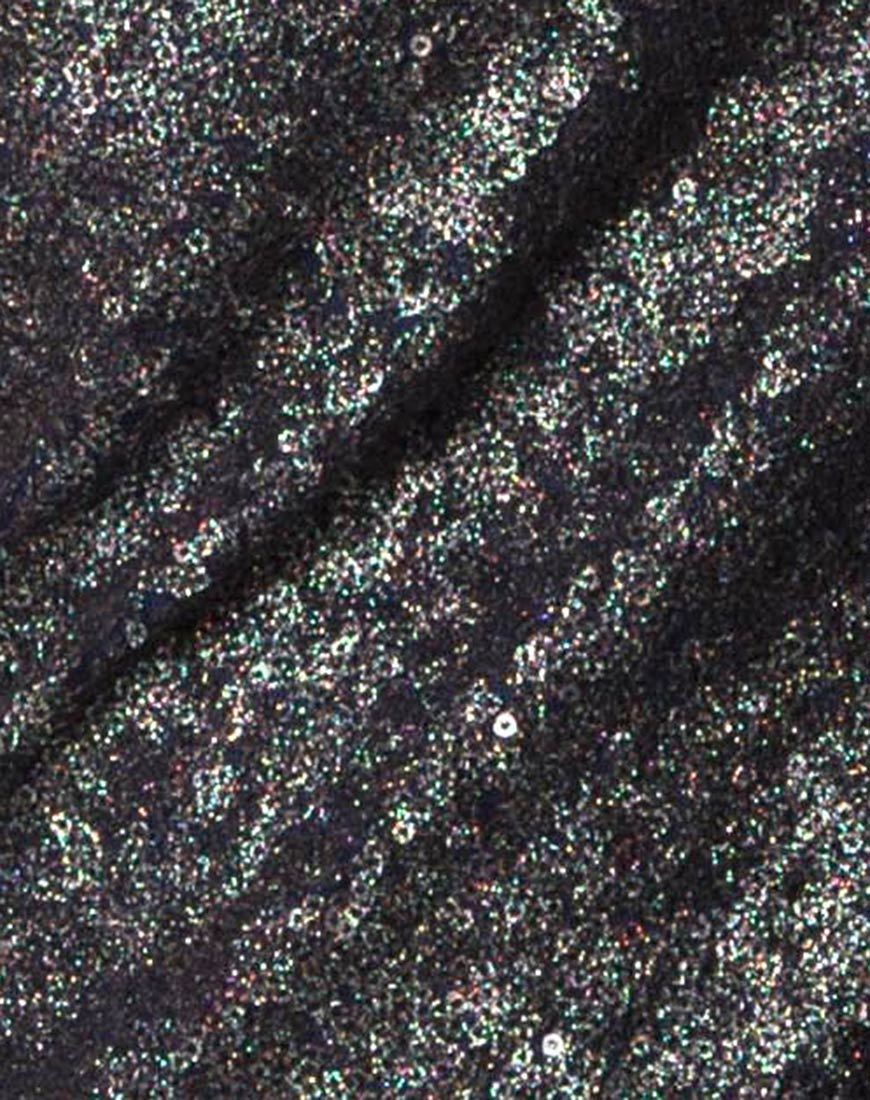Cindy Mini Dress in Galaxy Twinkle Sequin