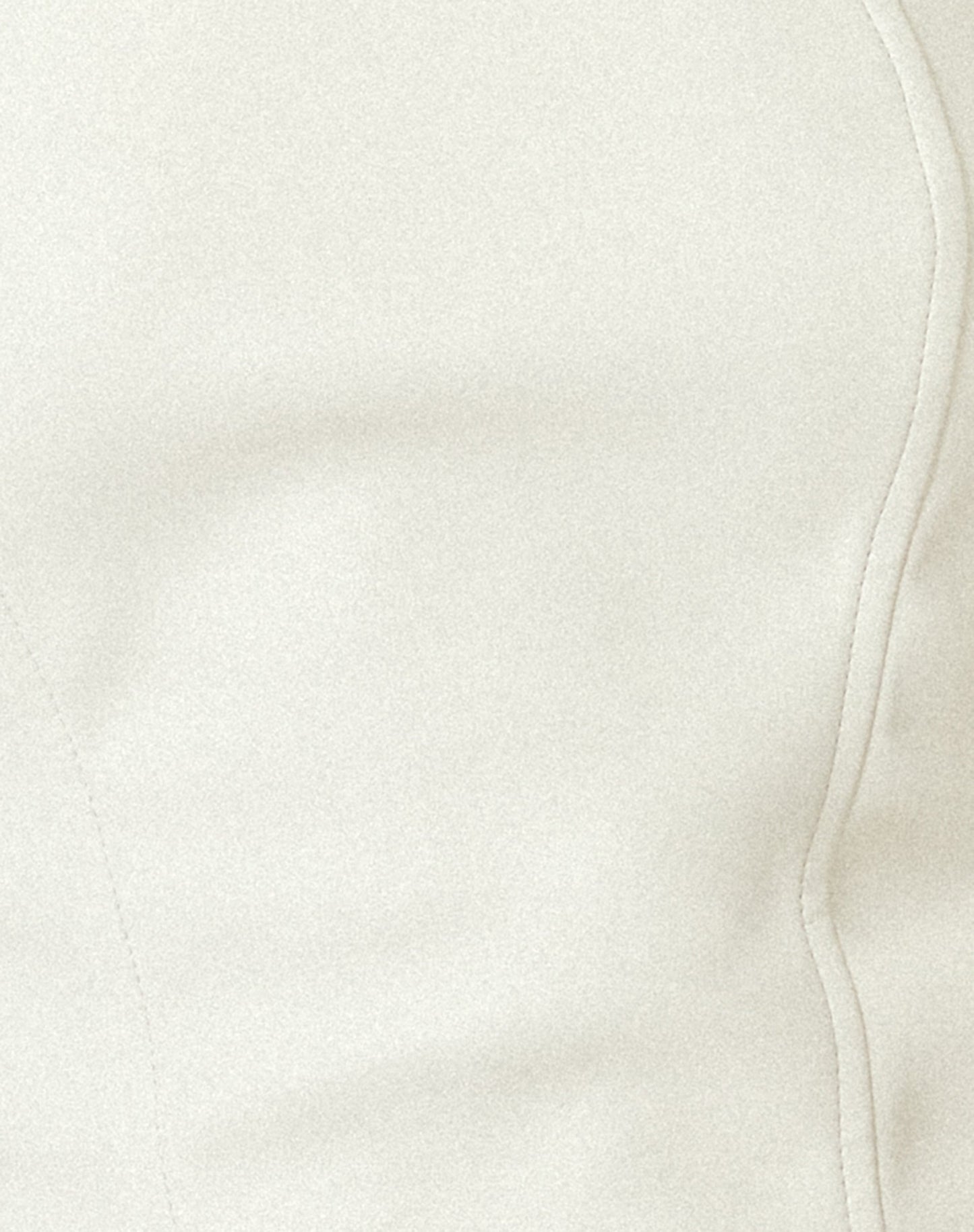 MOTEL X JACQUIE Dena Corset Top in PU Off White