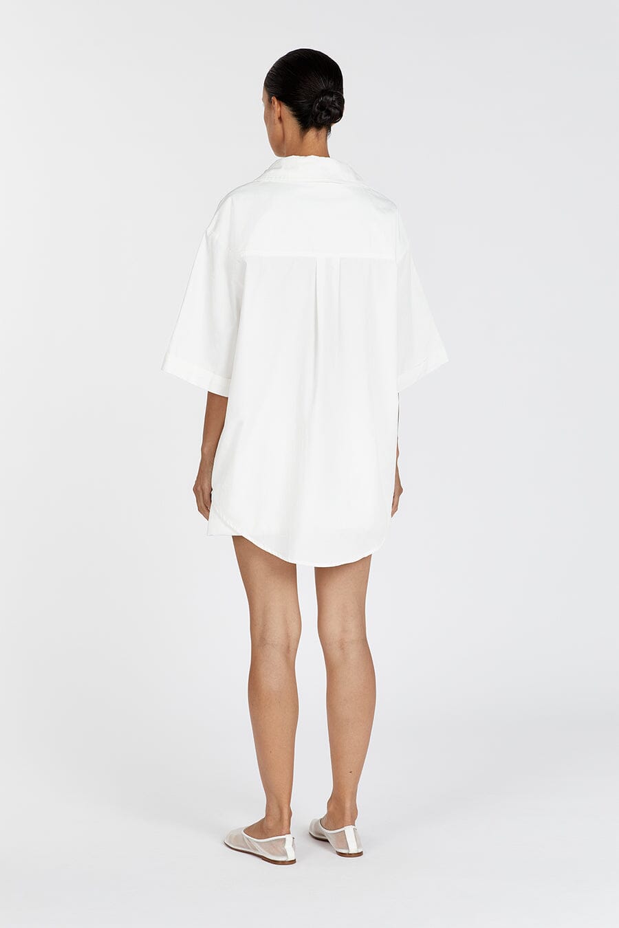 MAXIE WHITE COTTON SHIRT