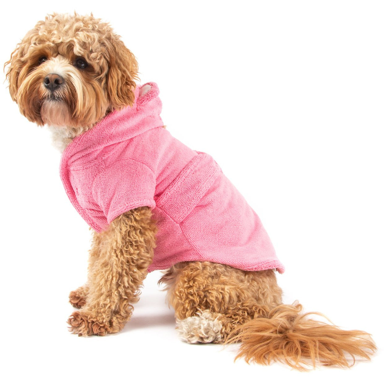DOG BATH ROBE: Bubblegum Pink {FINAL SALE}