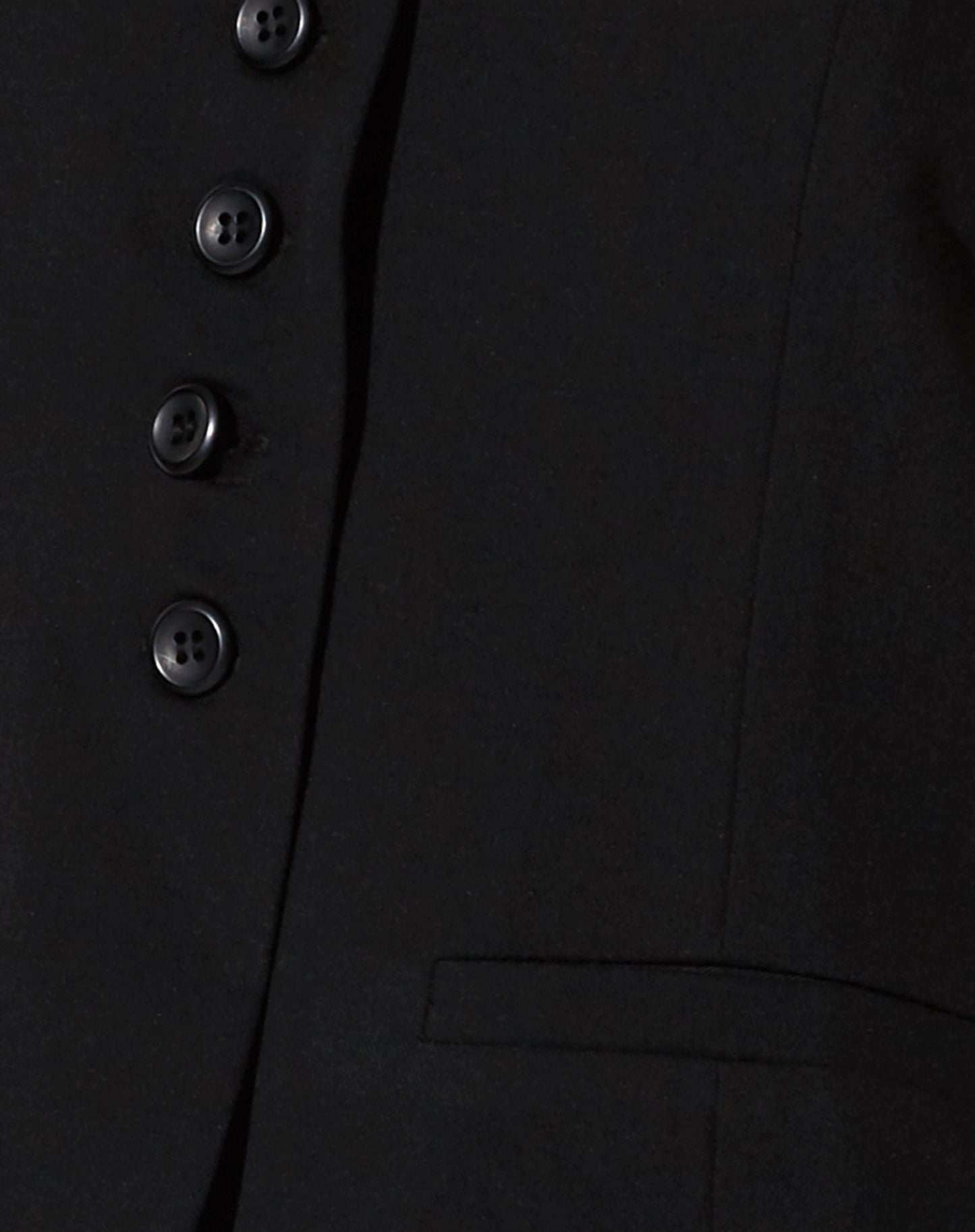 Gavan Vest in Tailoring Black