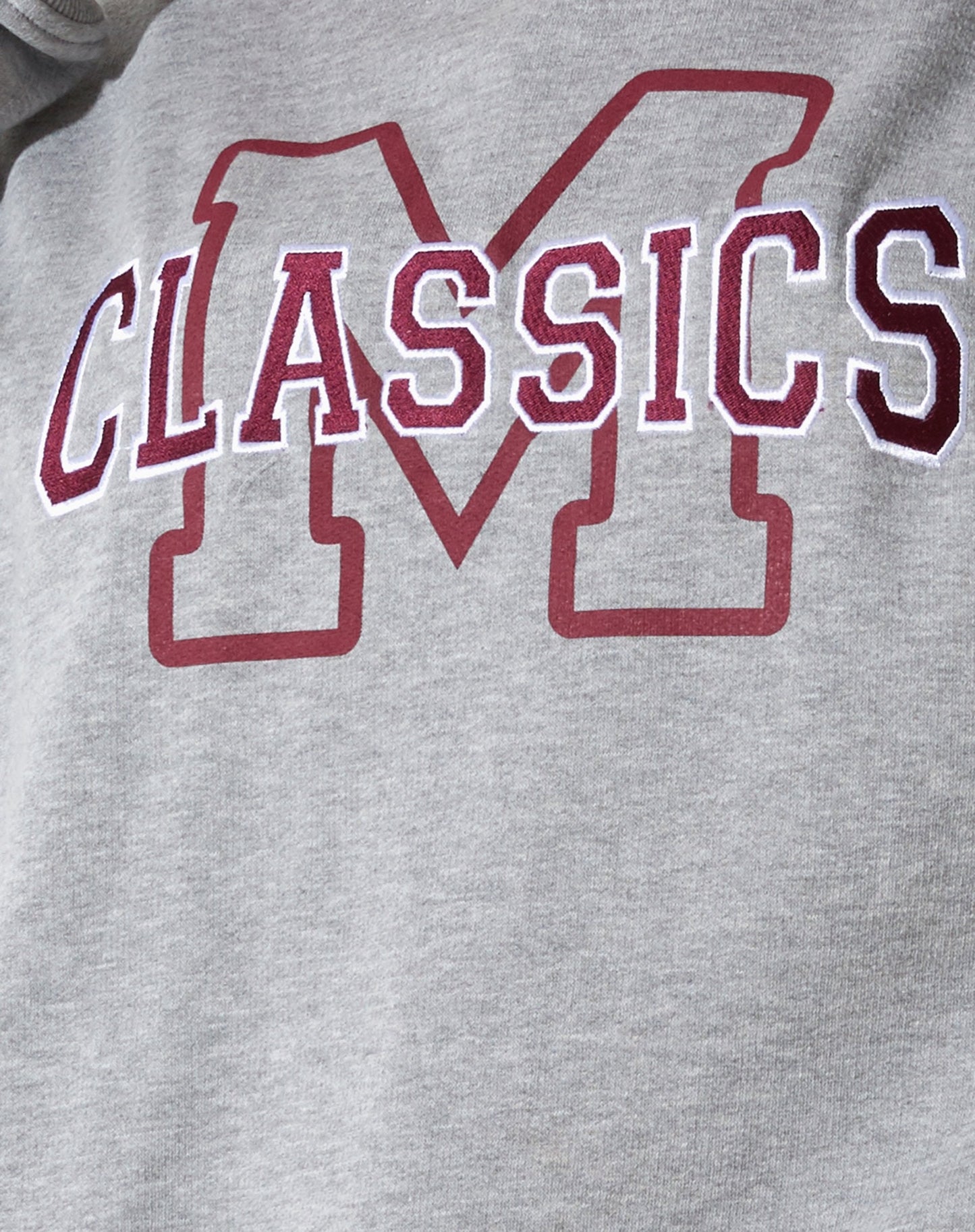 Glan Sweatshirt in Grey Marl with 'M Classics' Embro