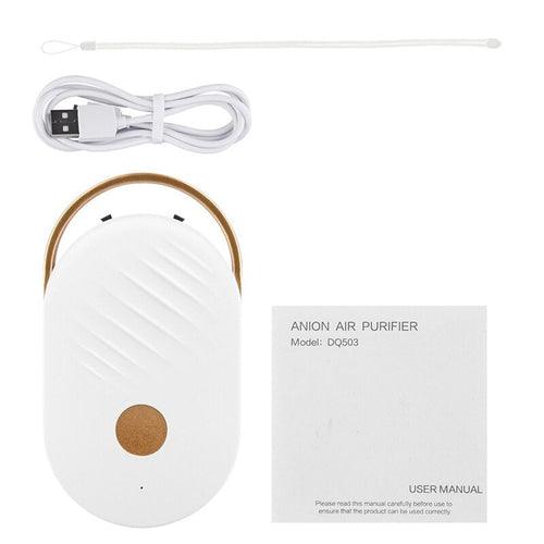 Mini lanyard Portable Air Purifier Cleaner Negative Ion USB Mini Home - zoter Shop