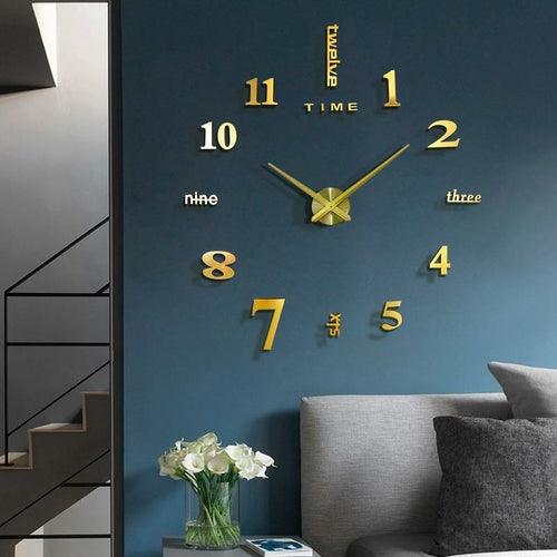 Giant 3D Clock For Home/Office Decoration - 47INCHES/120CM - zoter Shop
