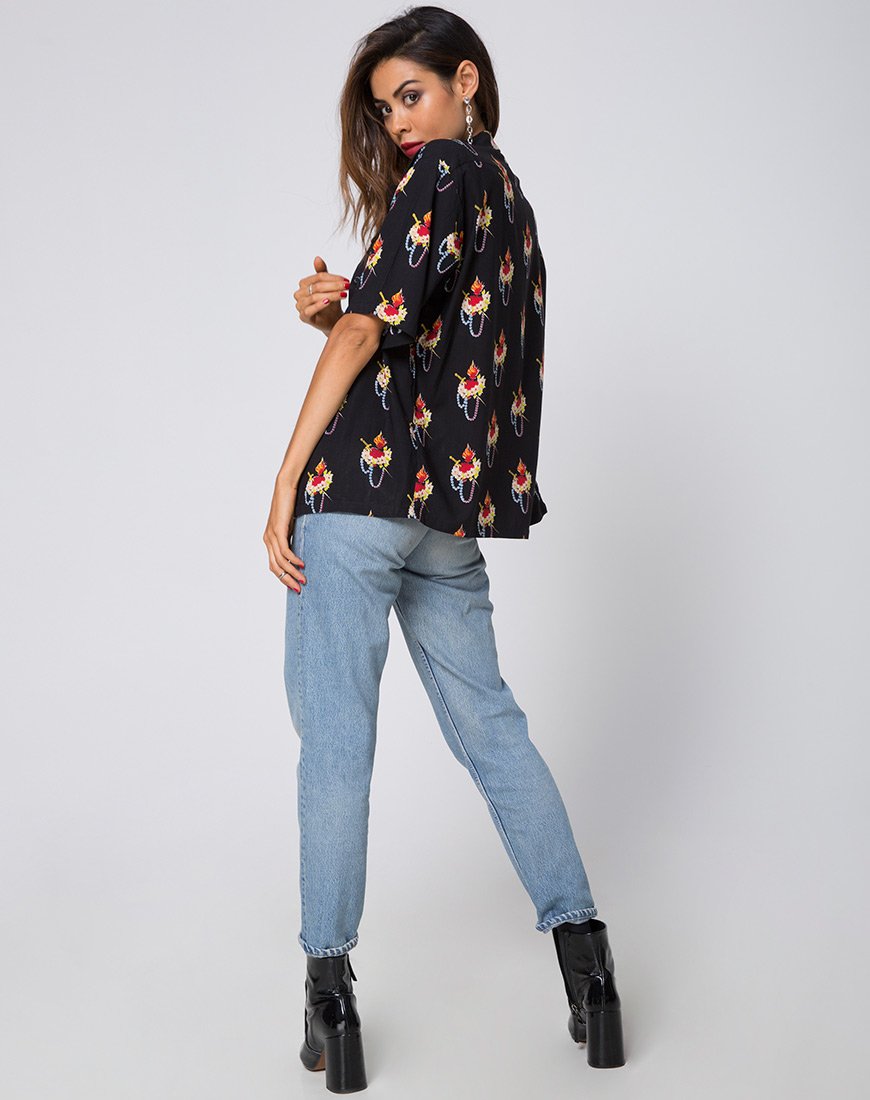 Hawaiian Shirt in Sacred Heart