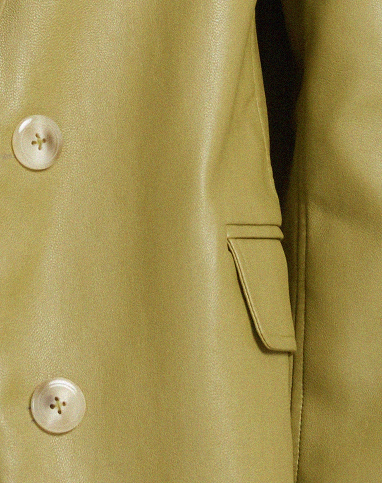 Saken Blazer in PU Leaf Green