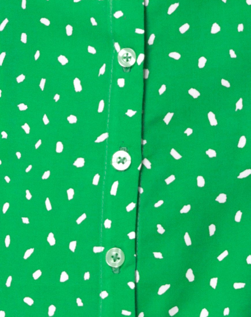 Neyka Dress in Mini Diana Dot Green