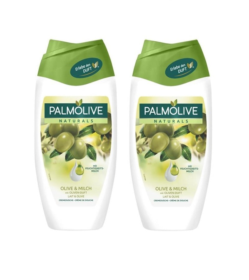 2xPack Palmolive Naturals Cream Shower Gel Olive and Milk - 500 ml