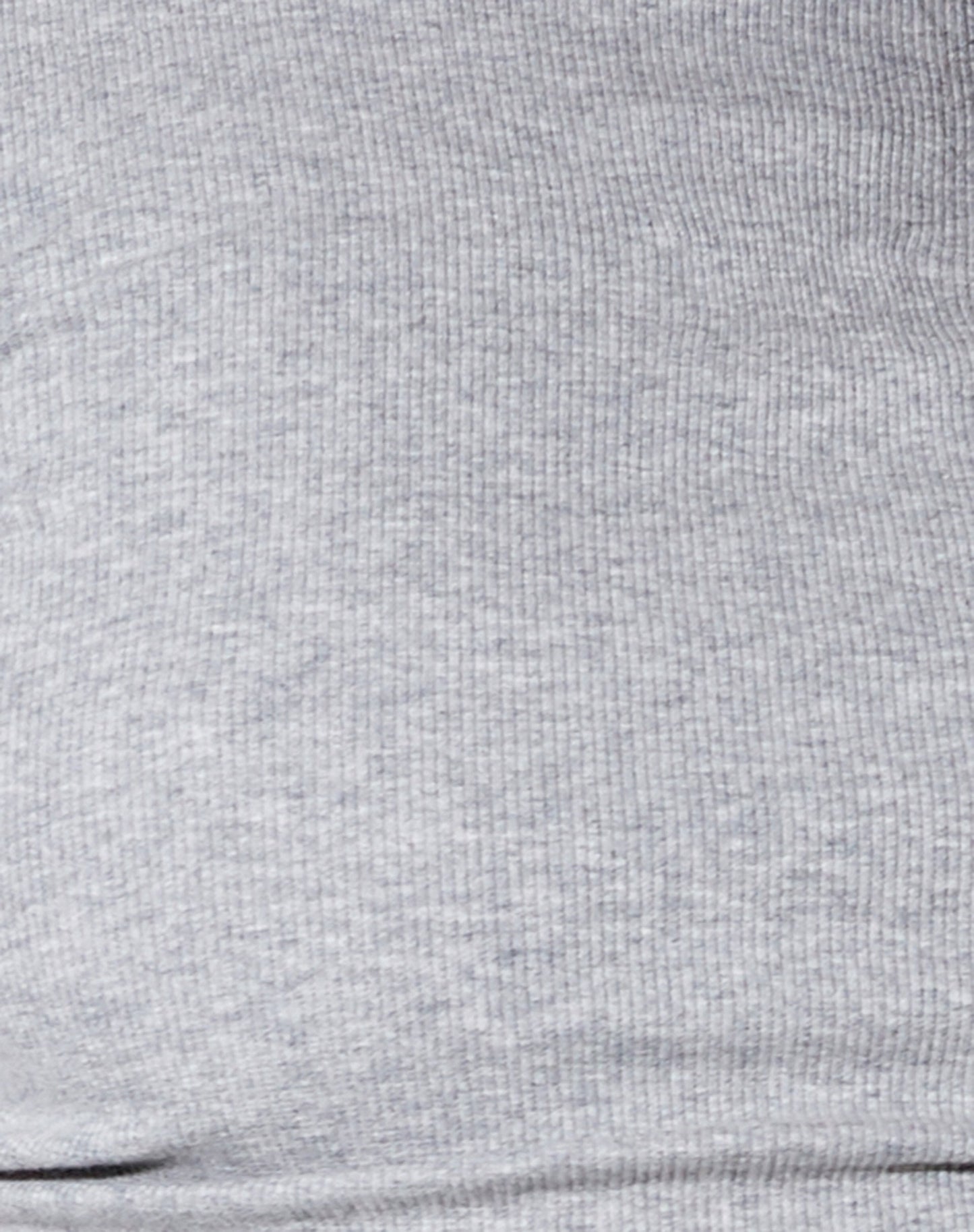 Quelia Crop Top in Rib Greymarl