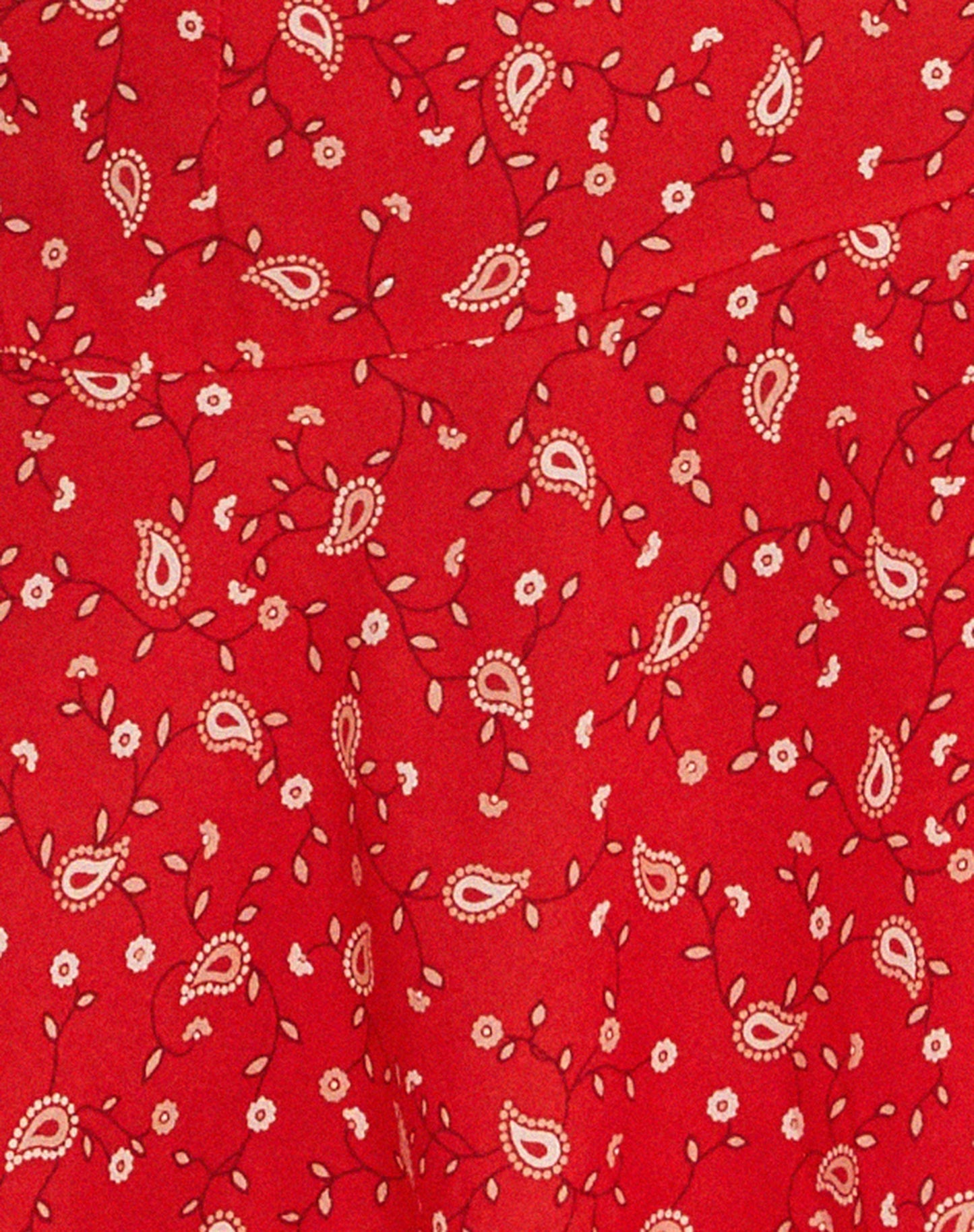 Rara Mini Skirt in Paisley Fun Red