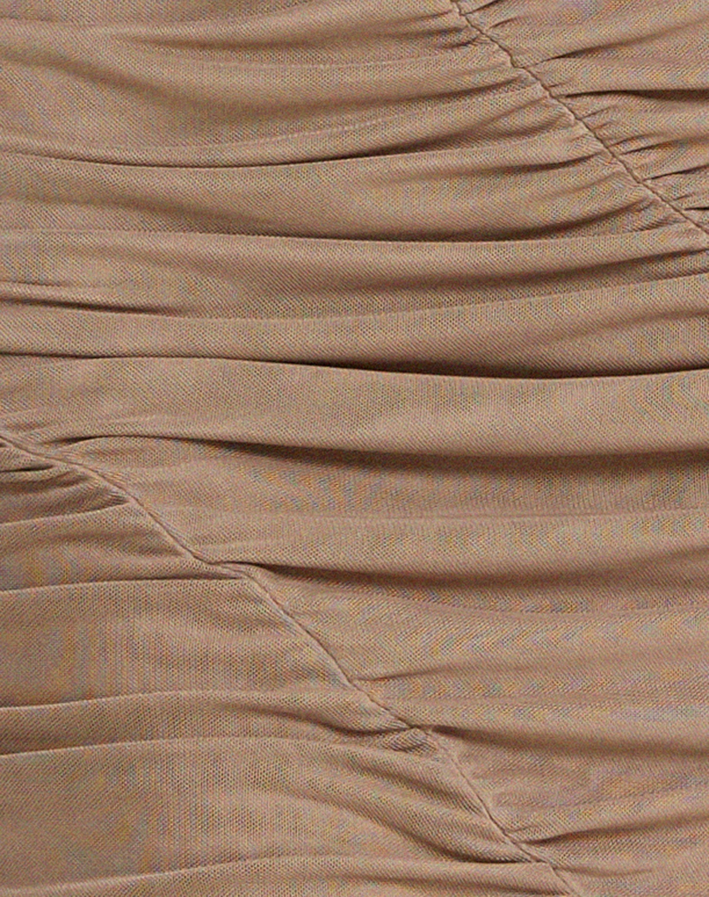 Robina Mesh Mini Dress in Oatmeal