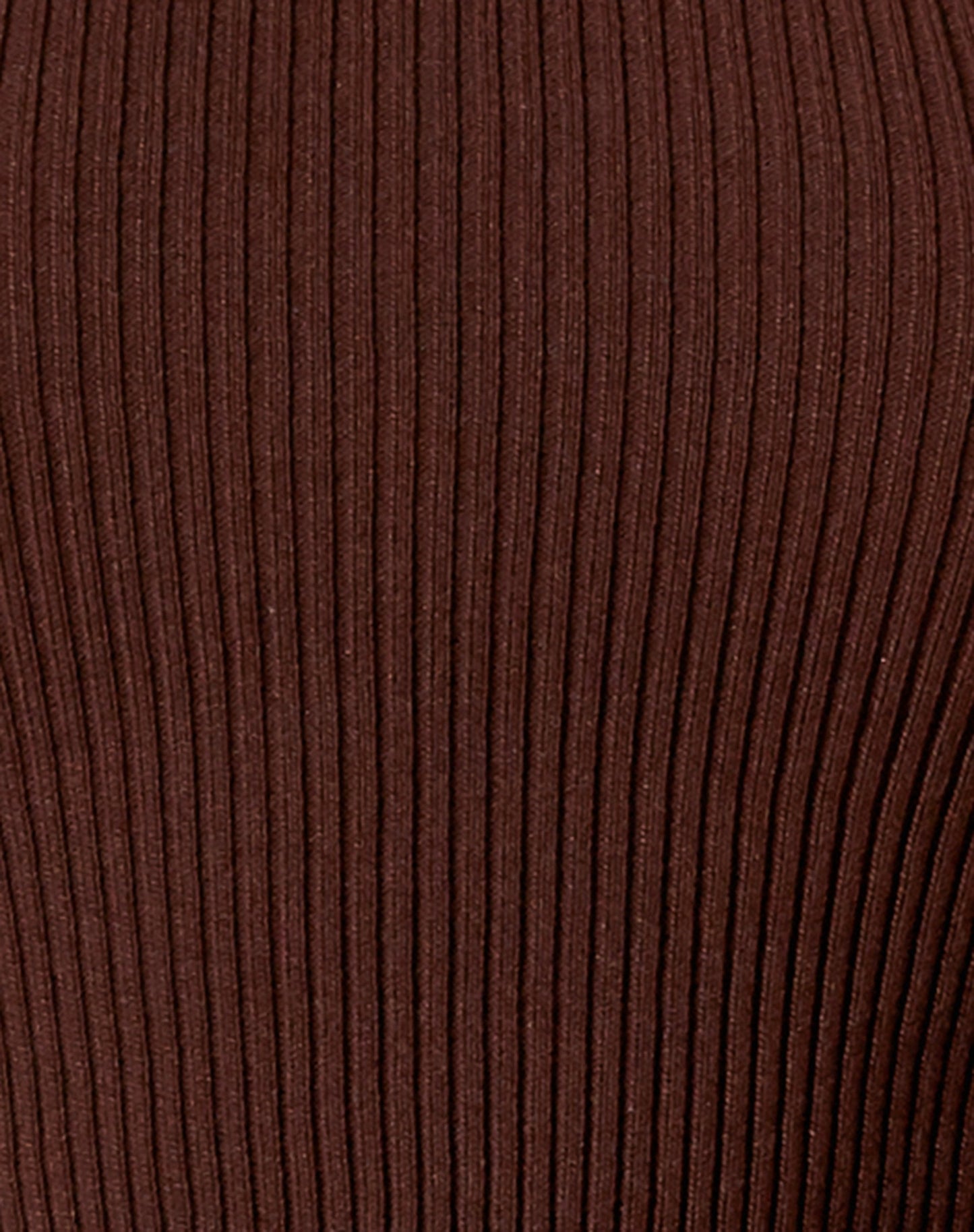 Moila Crop Top in Knit Chocolate
