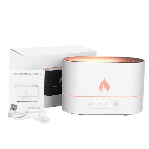 Double Color Flame Diffuser Essential Oils Fragrance Aroma Air - zoter Shop