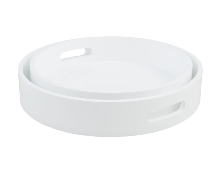 Round Lacquer Tray