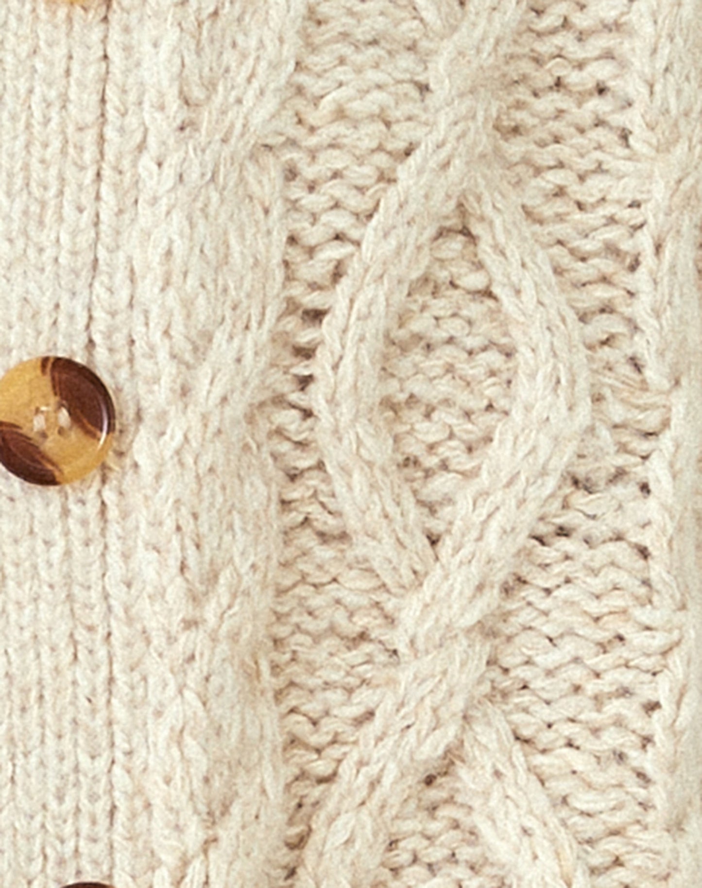 Triny Cardigan in Cable Knit Oatmeal