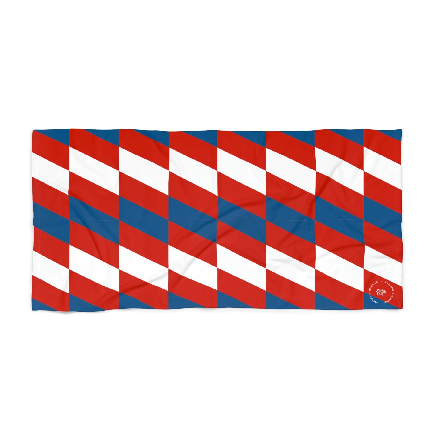 Patriot Houndstooth Resort Beach Towel