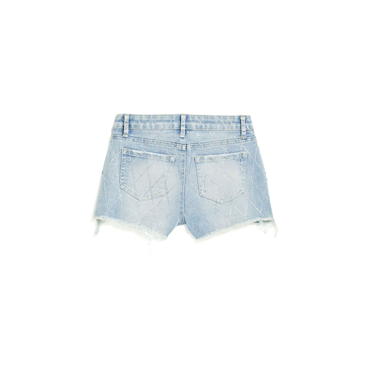 Diamond Pattern Bling High Rise Short