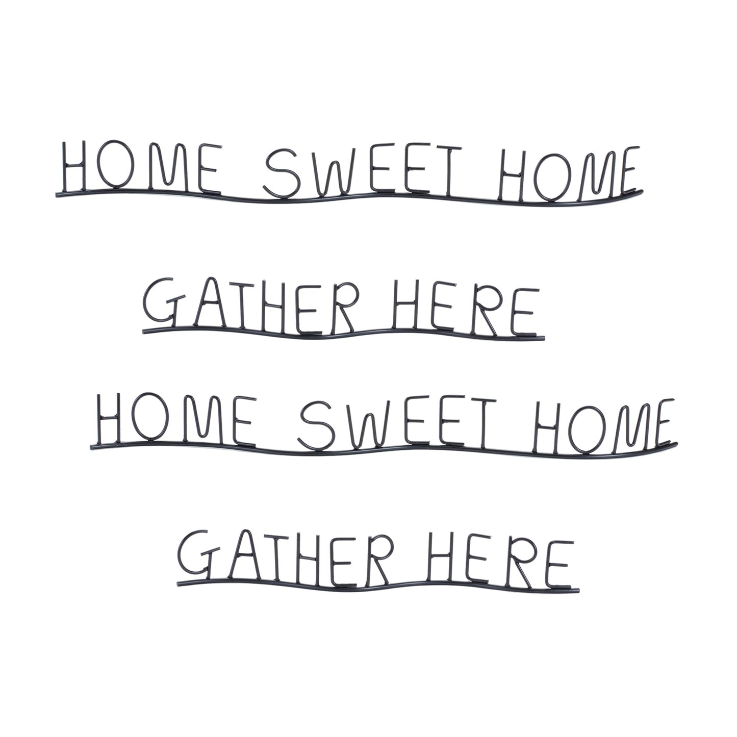 Gather and Home Sentiment Décor, Set of 4