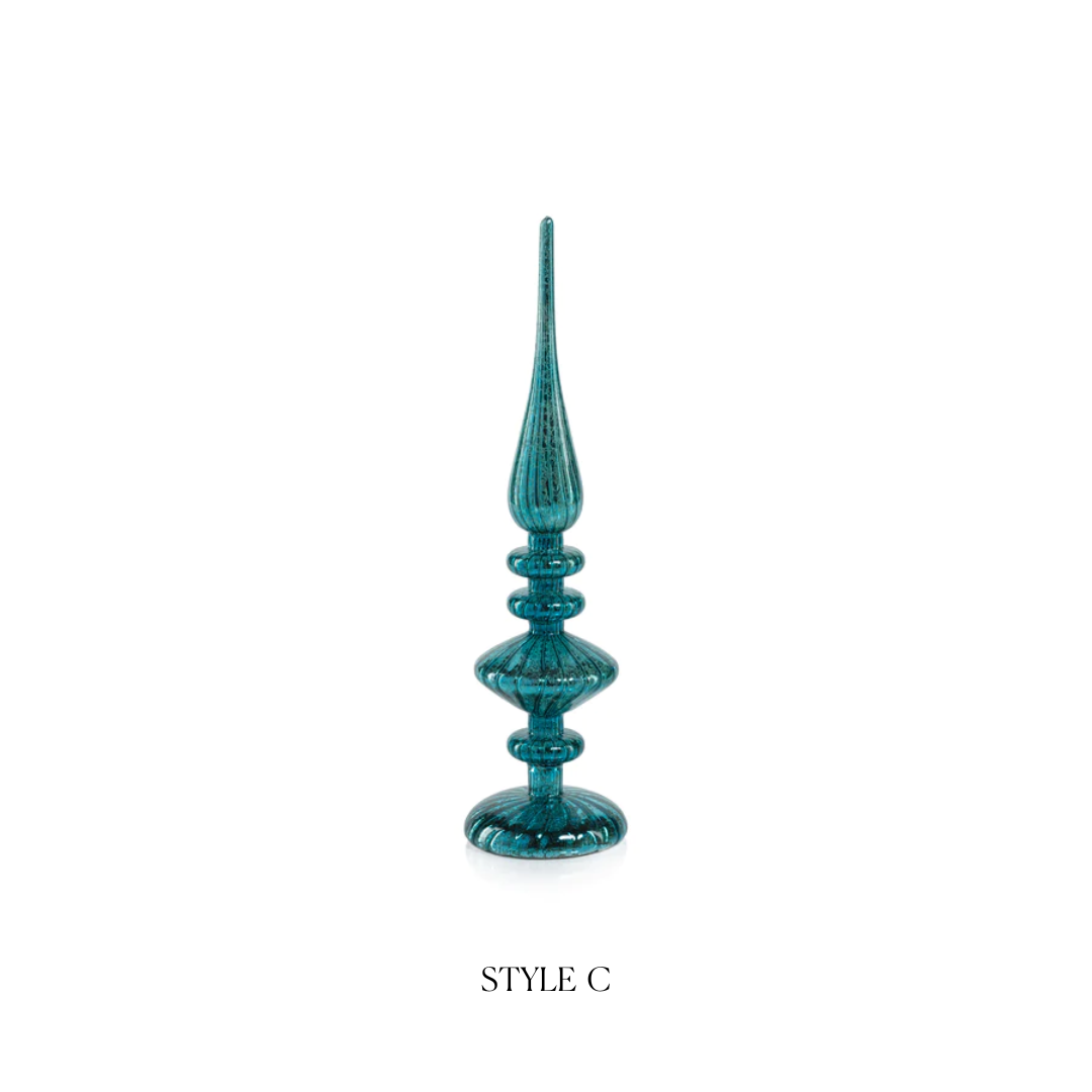 Decorative LED Finial - Blue