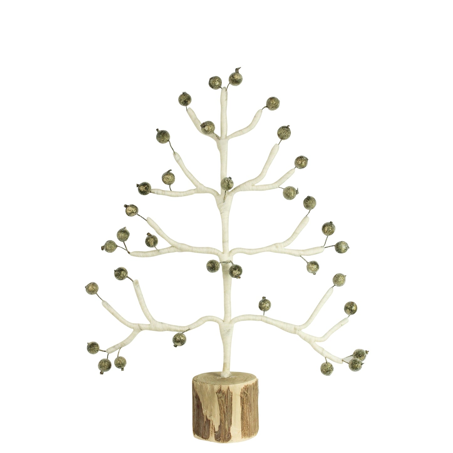 Festive Felt Tree with Gold Berries