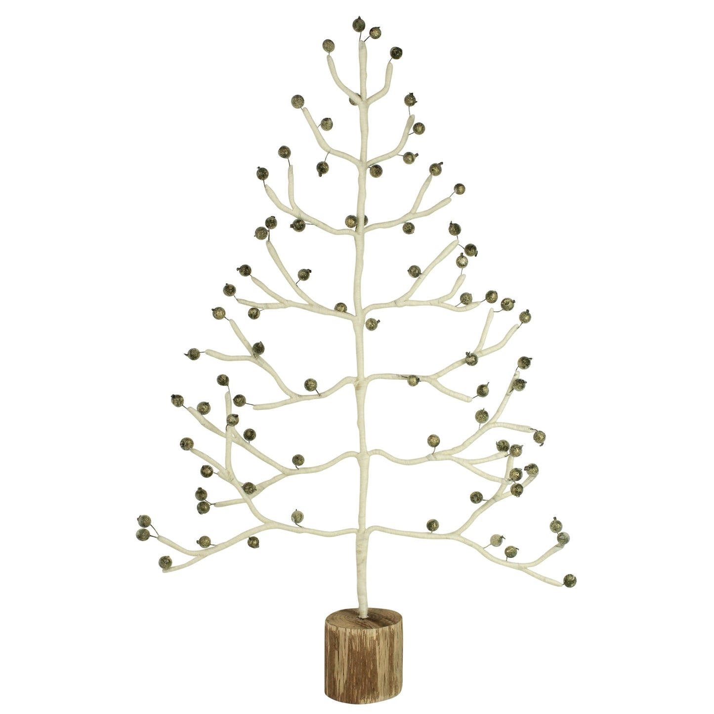 Festive Felt Tree with Gold Berries