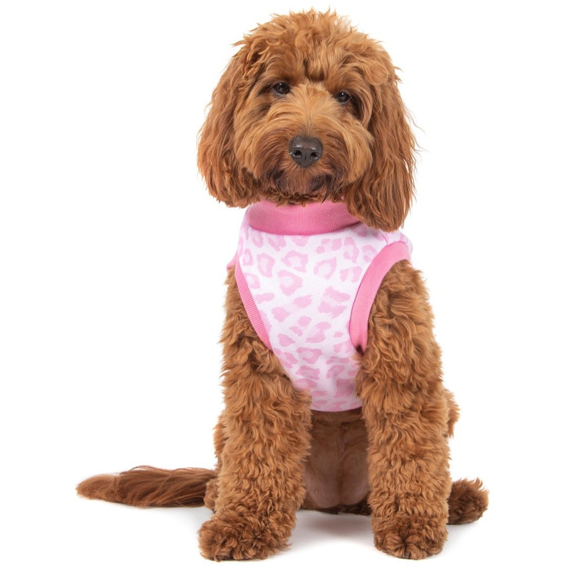 DOG FLEECE PYJAMAS: Pink Leopard {FINAL SALE}