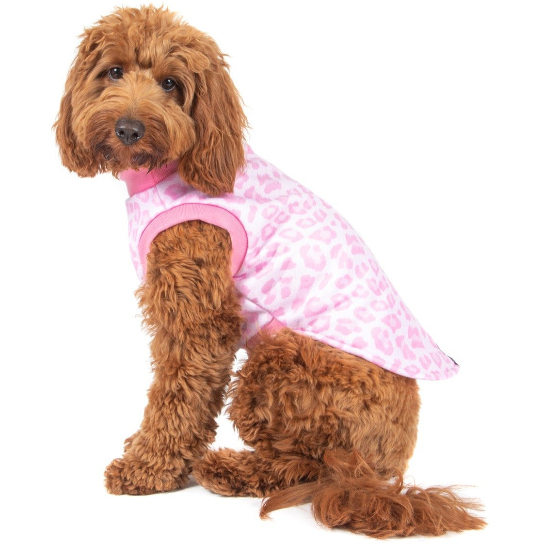 DOG FLEECE PYJAMAS: Pink Leopard {FINAL SALE}