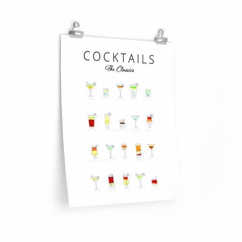 Cocktails Art Poster Decor - zoter Shop