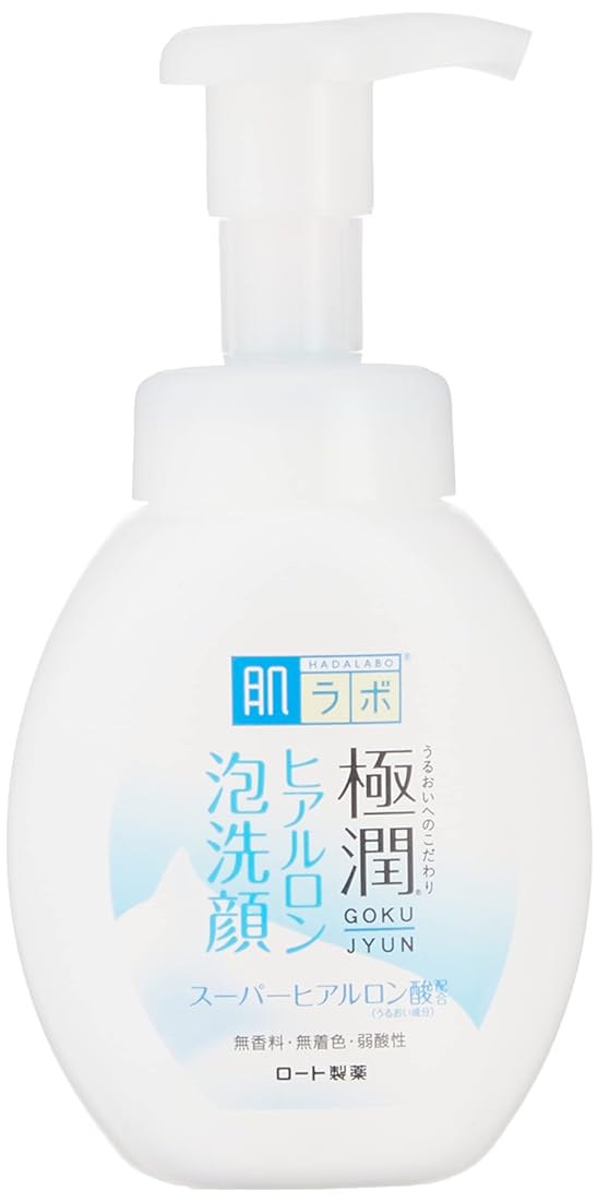 Hada Labo Rohto Gokujyn Hyaluronic Acid Cleansing Foam, 160ml