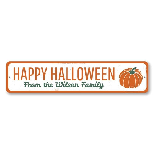 Pumpkin Halloween Sign