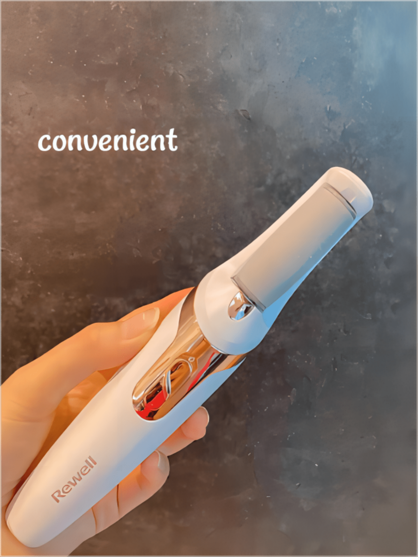 1pc Plastic Electronic Foot File, Modernist Waterproof Portable Electric Pedicure With Light For Personal Care