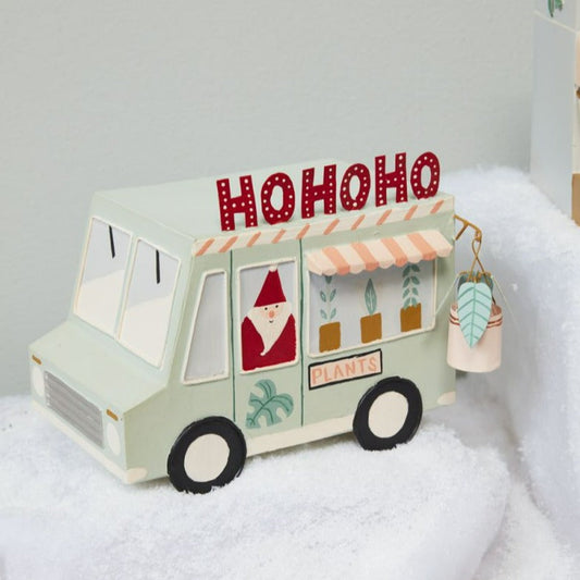 Santa's Plant Village Truck
