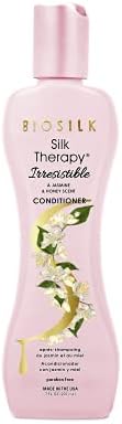 BioSilk Irresistible Collection Silk Therapy Conditioner 7oz. Jasmine & Honey Scent, 7 ounces