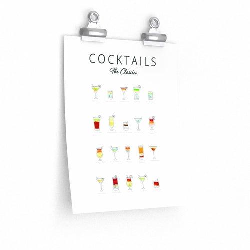 Cocktails Art Poster Decor - zoter Shop