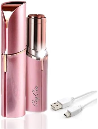 Facial Hair Remover for Women Face,Facial Hair Removal for Women,Women's Shaving & Hair Removal,Lip Hair,Bikini Hair,Armpit Hair, Safe and Painless Rose Gold