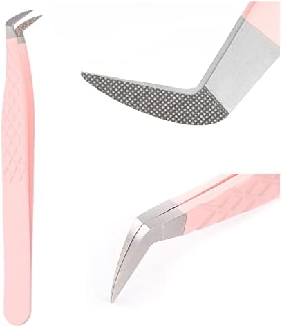 Eyelash Extensions Tweezers For Volume Lashes Easy to Make Fans Eyelashes Extensions Supplies Lash Extension Tweezers by FADVAN