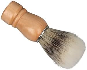 Men's Shaving Brush with Wooden Handle Pure Large Nylon Hair Soft Facial Cleansing Makeup Shaving Brush Shaving Tools Suitable for men's hair salon tools, straight razors, razors, etc