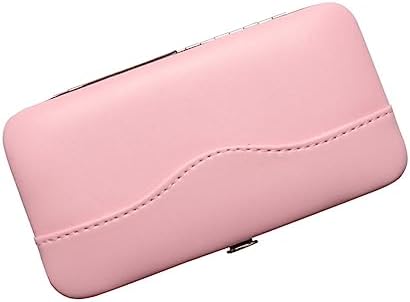 esowemsn 1PC Pink PU Leather Tweezers Storage Bag Empty Small Tweezers Case Container for Eyelash Extension Tweezer Organizer Case Eyelash Eyeliner Makeup Tool Accessories
