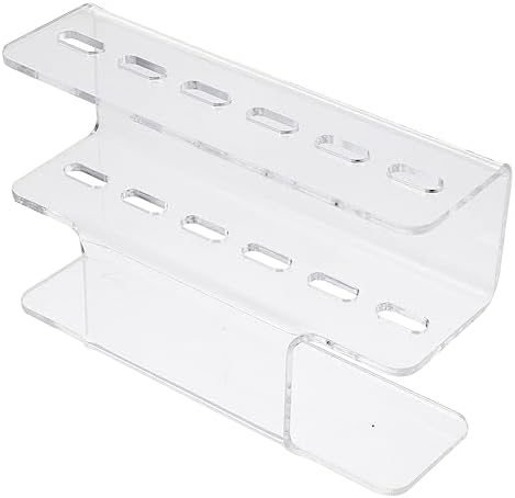 FOMIYES 1pc Storage Rack Make up Kit Clear Display Stand Lash Cluster Tweezers Eyelash Tweezers Holder Rack Tweezers for Eyelash Extensions Tweezer Display Stand Tweezer Organizer Acrylic