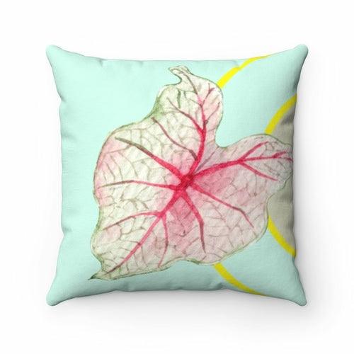 Green Leaf Square Pillow Home Decoration Accents - 4 Sizes - Zoter Shop