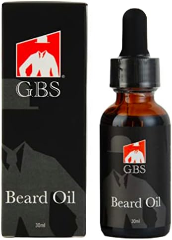 G.B.S Beard Oil Glass Bottle and Dropper, Skin Conditioning Oil Promotes Beard and Mustache Growth