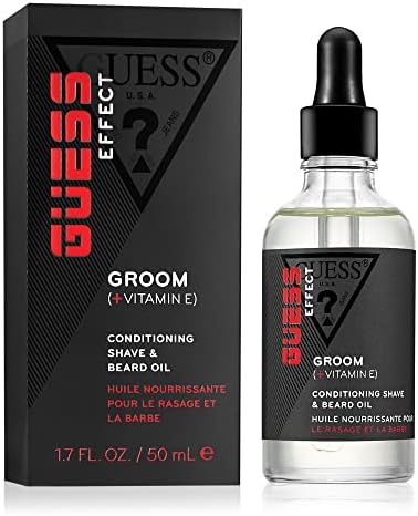 Guess Guess Effect Boost Conditioning Shave and Beard Oil Men Oil 1.7 oz