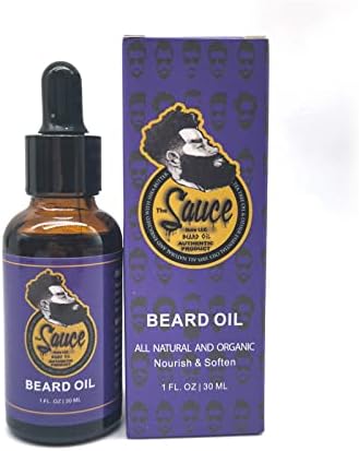 Sauce Authentic Product Beard Oil Conditioner (Champion) Scented, Softens and Moisturizes Beards with Argan Oil and Jojoba Oil,